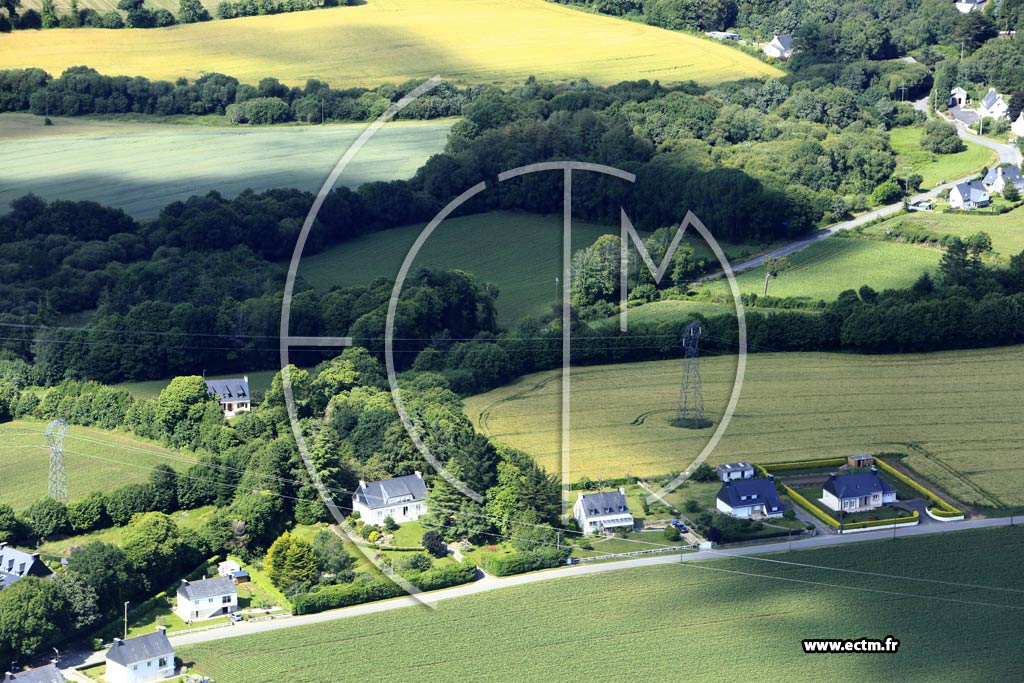 Photo arienne de Trmven (Moulin d'Argent)