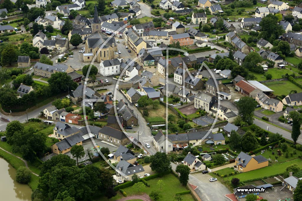 Photo arienne de Campnac
