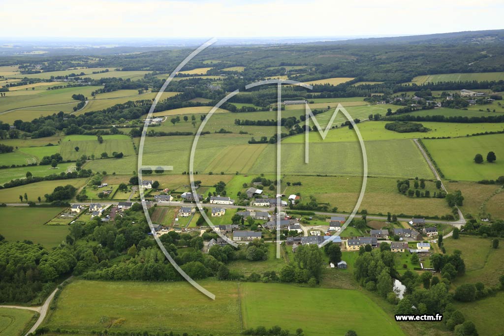 Photo arienne de Campnac (la Motte)