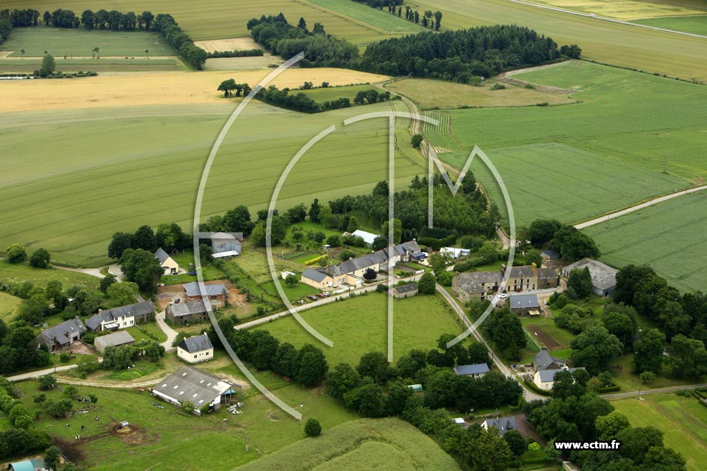 Photo arienne de Campnac (Quelneuc)
