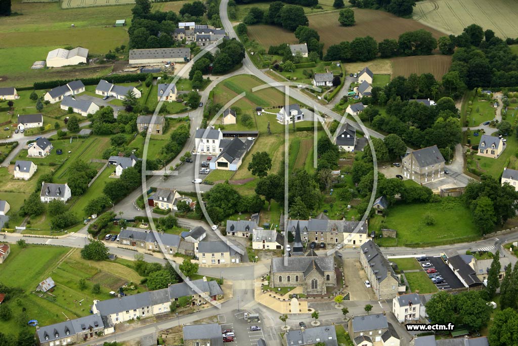Photo arienne de Monterrein
