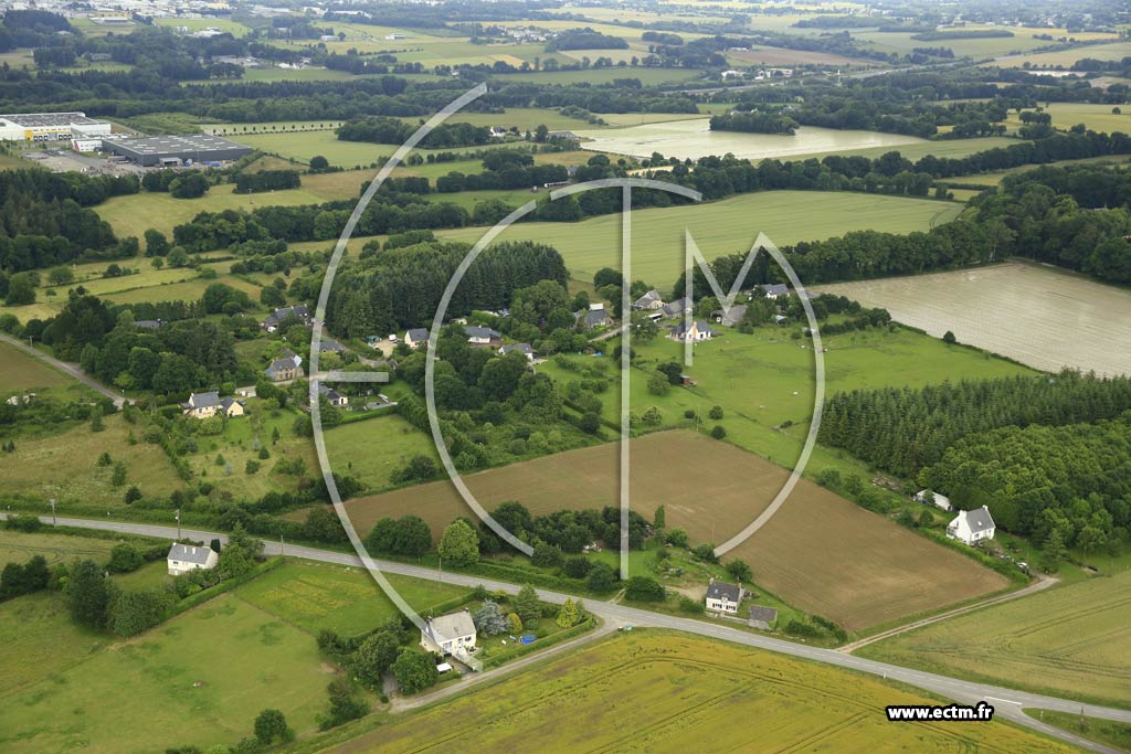 Photo arienne de Plormel (la Ville Gourio)