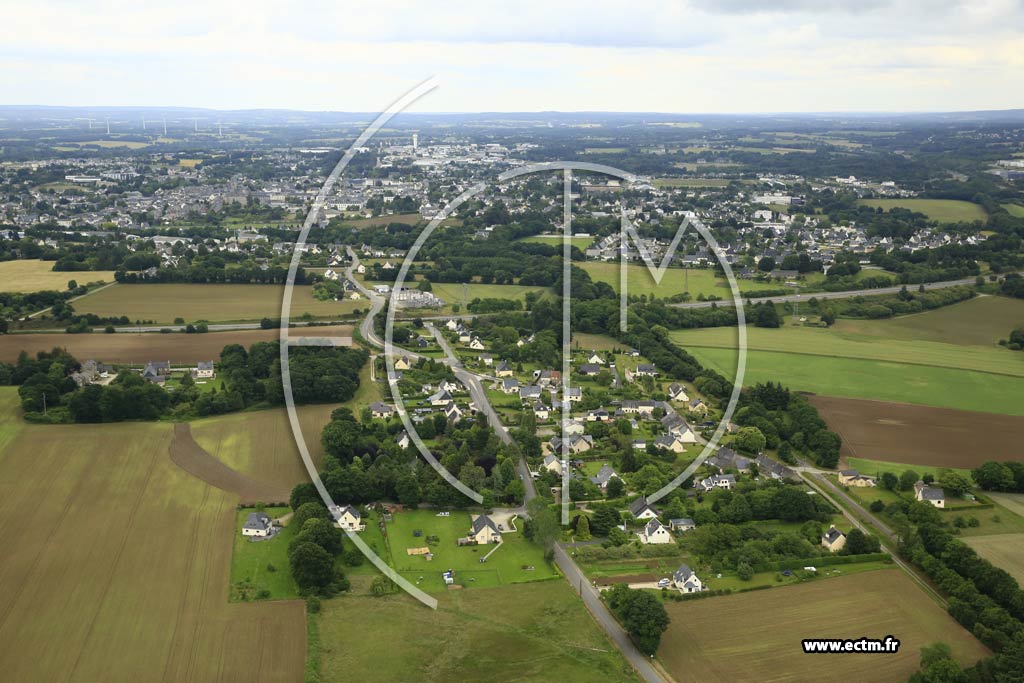 Photo arienne de Plormel (la Ville Rhel)