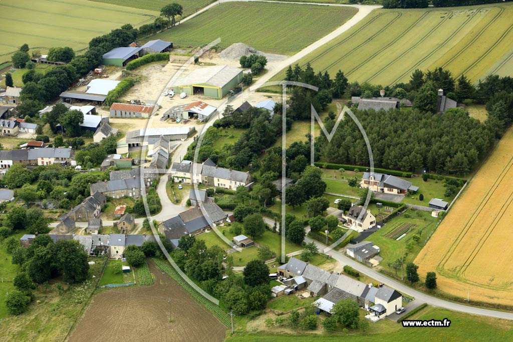 Photo arienne de Taupont (Bodiel)