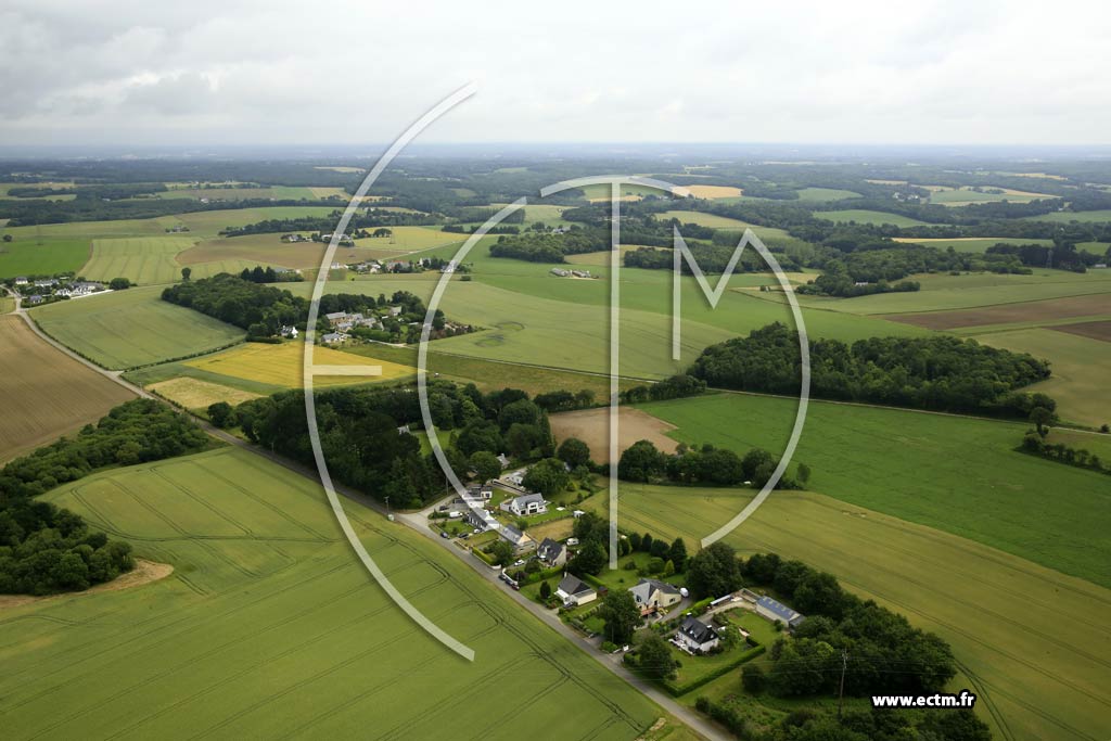 Photo arienne de Caudan (Bouderbach)