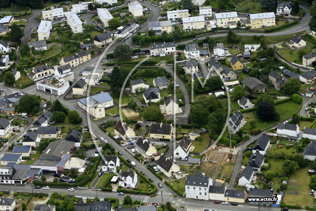 Photo arienne de Hennebont (Langroix)