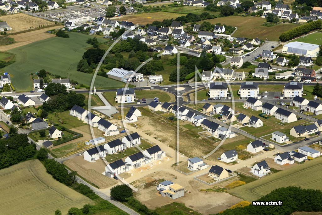 Photo arienne de Locmiqulic