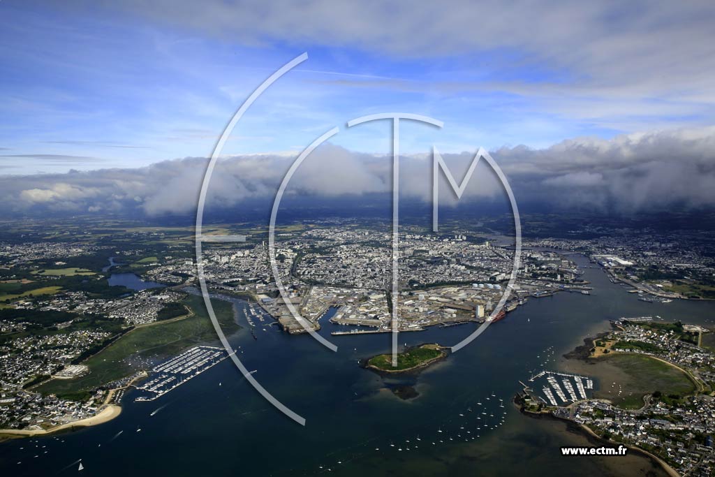 Photo arienne de Lorient