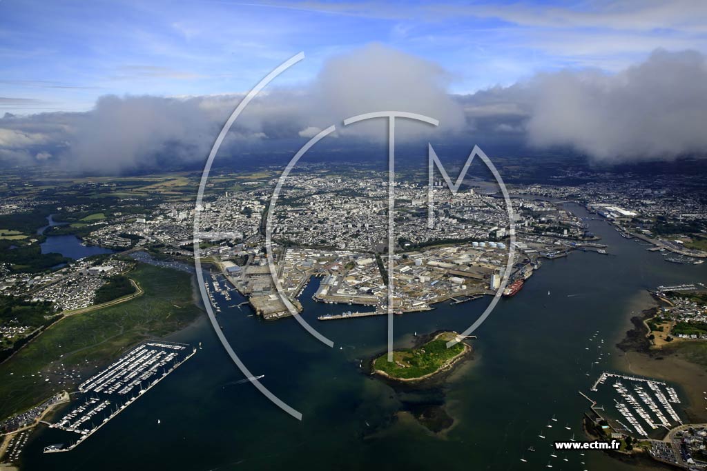 Photo arienne de Lorient