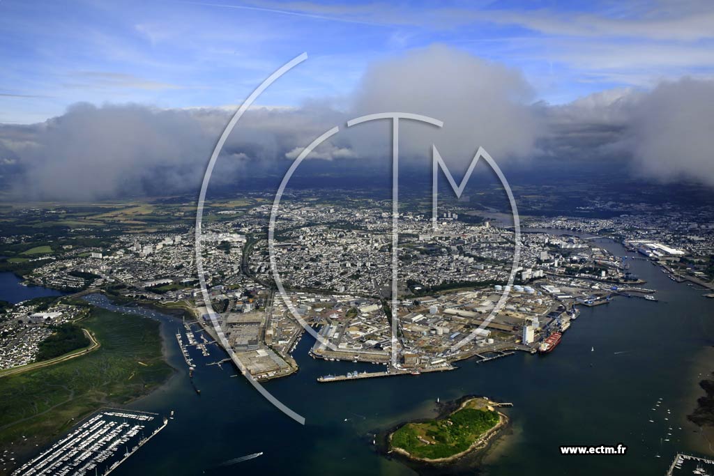 Photo arienne de Lorient