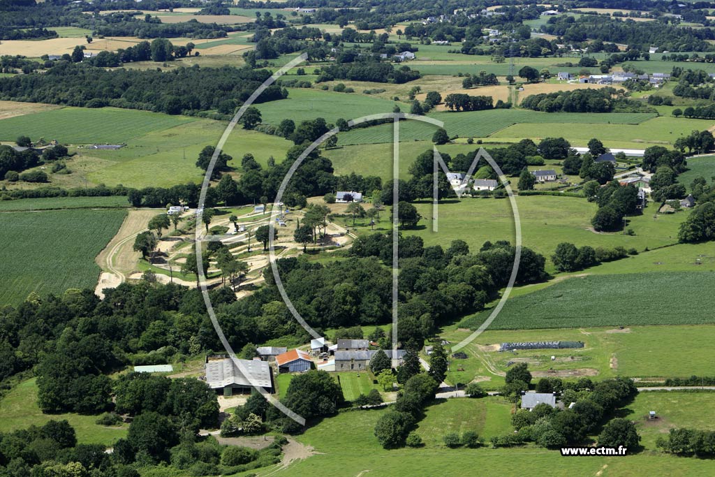 Photo arienne de Allaire (le Val)