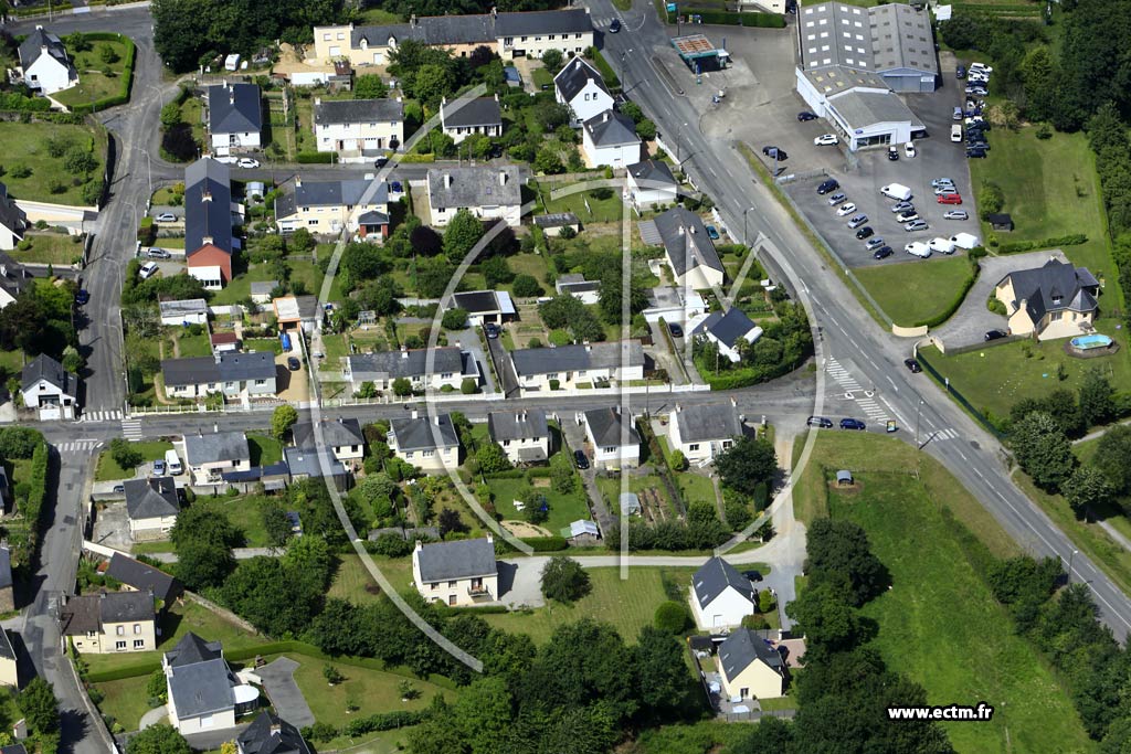 Photo arienne de Redon (Beaurepaire)
