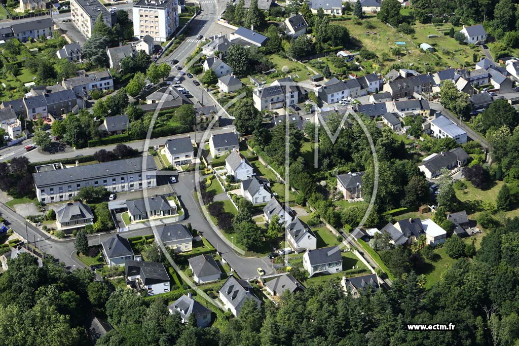 Photo arienne de Redon (Saint-Michel)