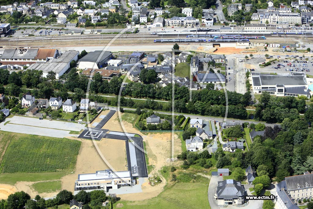 Photo arienne de Redon (Sud)