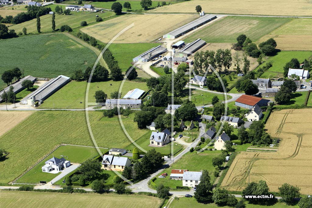 Photo arienne de Saint-Gorgon