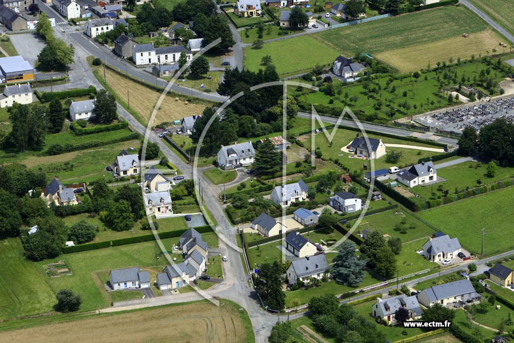 Photo arienne de Saint-Vincent-sur-Oust