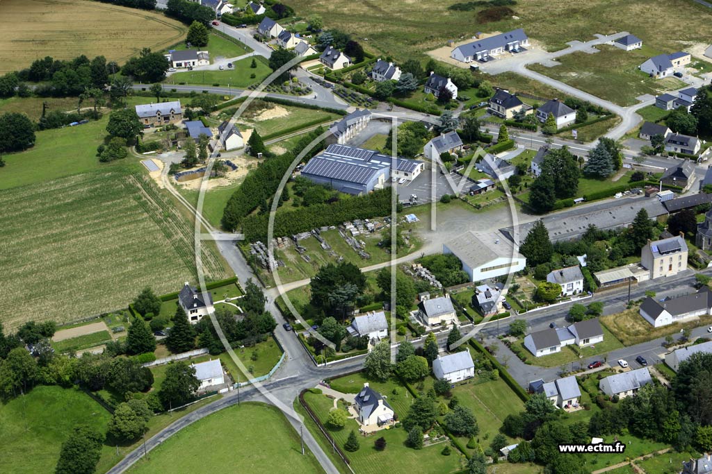 Photo arienne de Saint-Vincent-sur-Oust