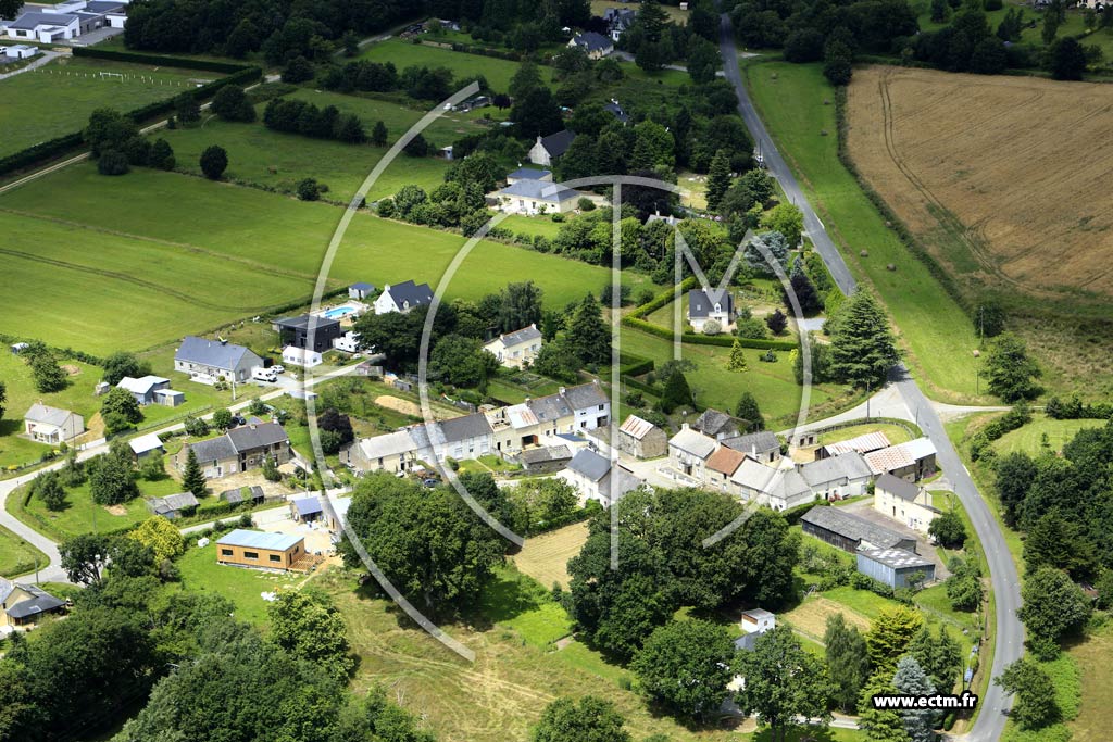 Photo arienne de Sainte-Marie (la Borgnais)