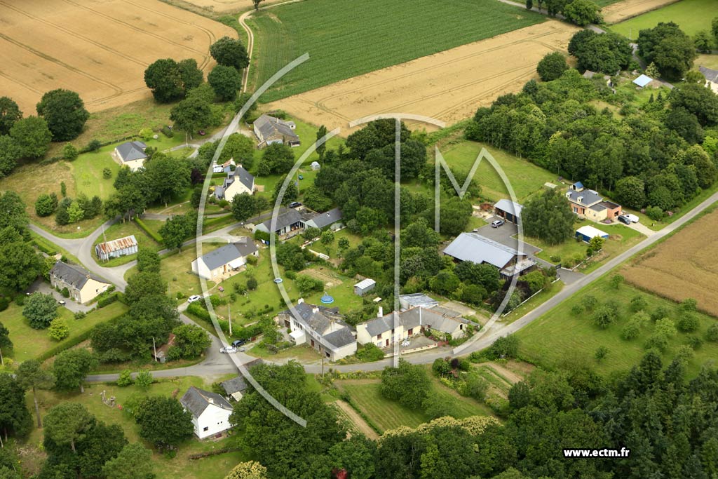 Photo arienne de Sainte-Marie (la Boulais)