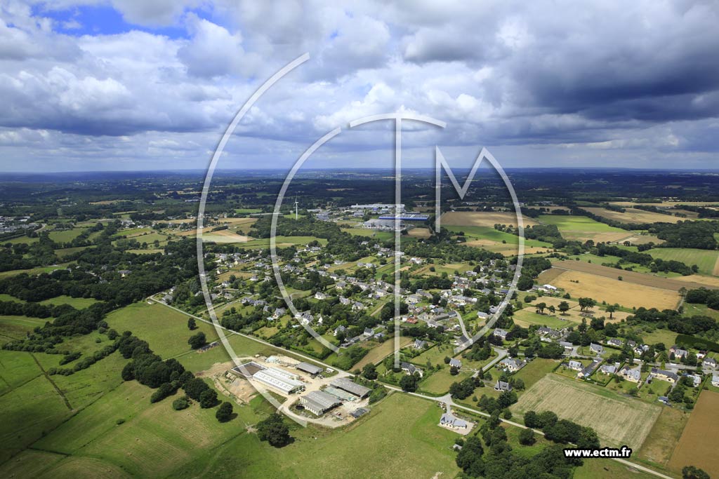 Photo arienne de Sainte-Marie (Maupertuis)