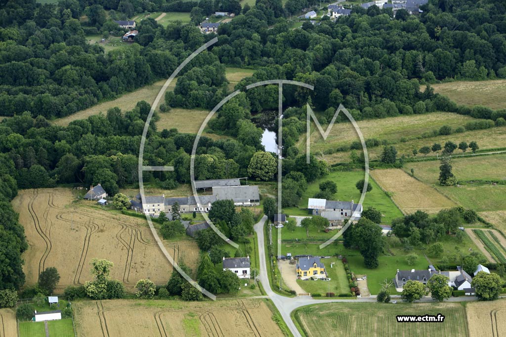 Photo arienne de Sixt-sur-Aff (les Nos)