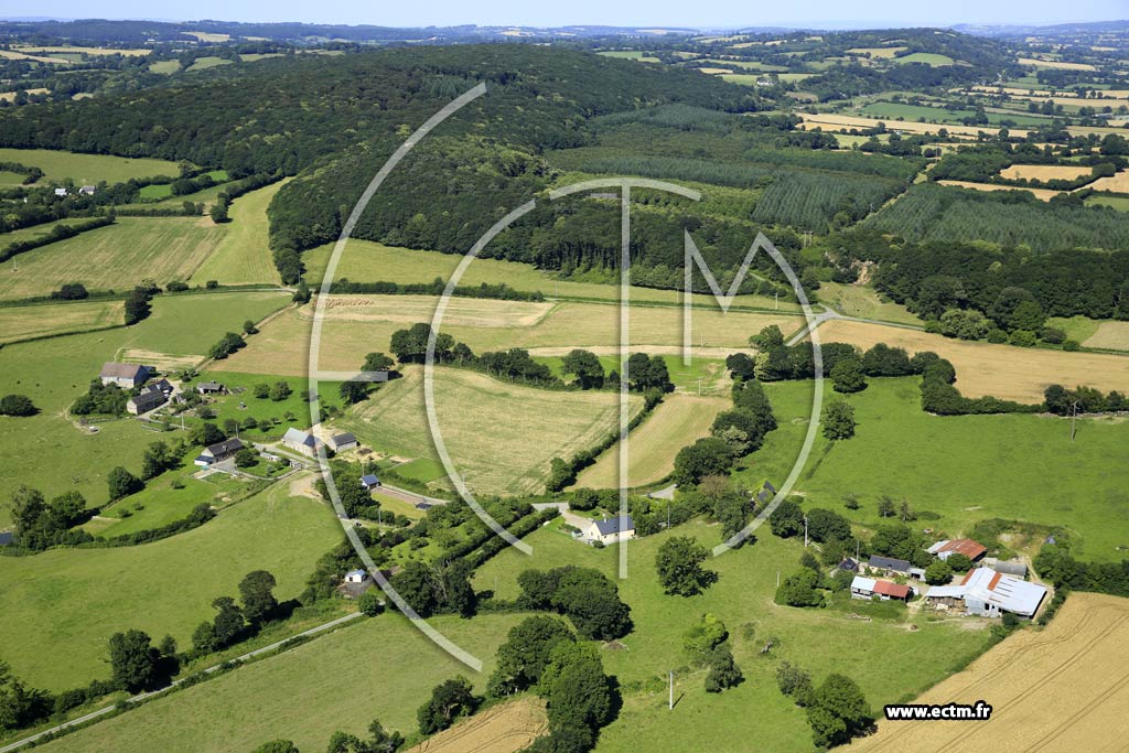 Photo arienne de vron (Dommier - la Turpinire)