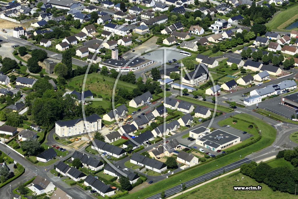 Photo arienne de vron (la Lande Chevreau)