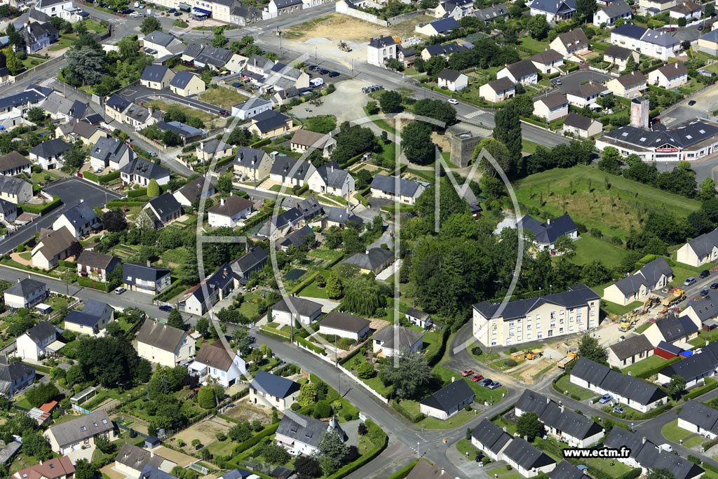 Photo arienne de vron (la Lande Chevreau)