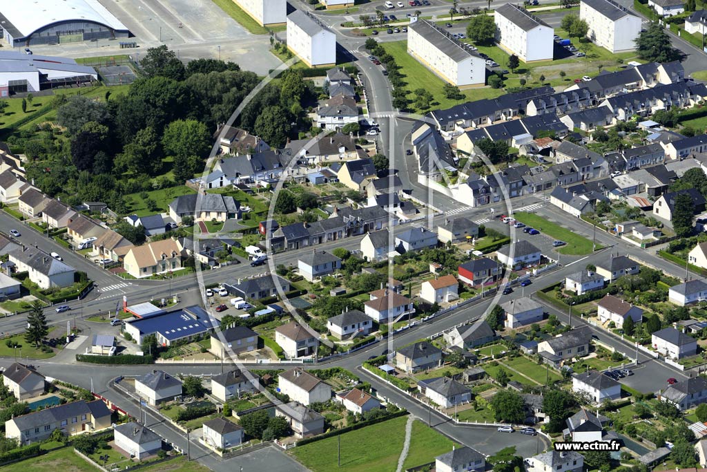 Photo arienne de vron (la Lande Chevreau)