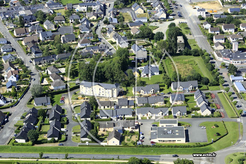 Photo arienne de vron (la Lande Chevreau)