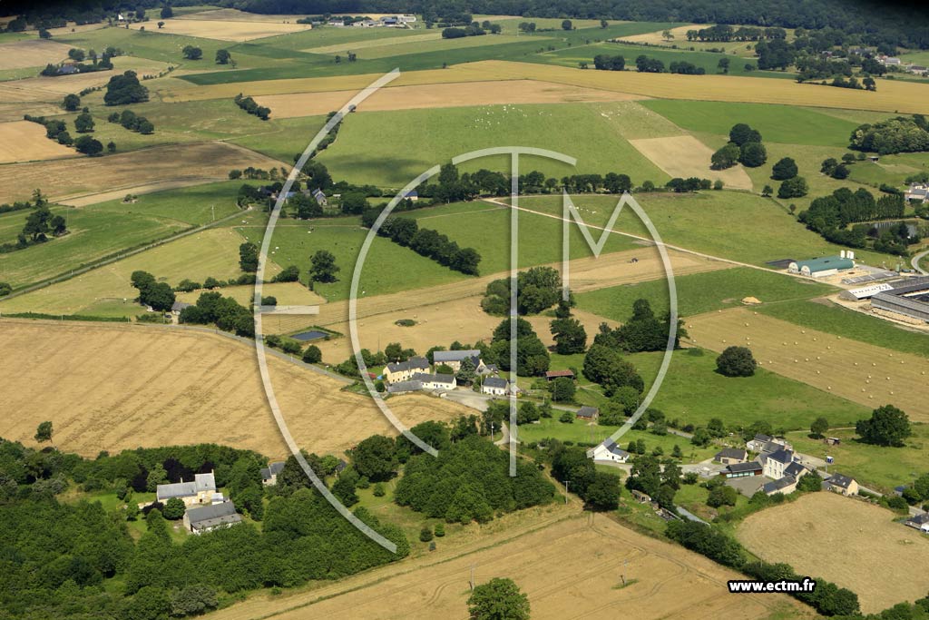 Photo arienne de Montourtier