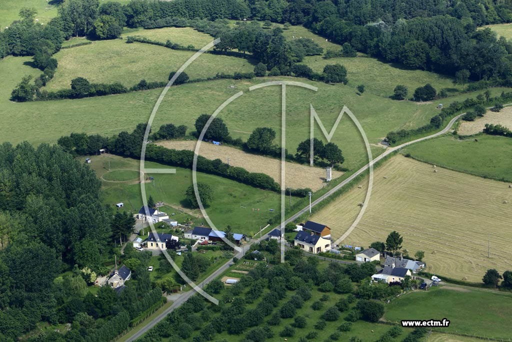 Photo arienne de Saint-Christophe-du-Luat