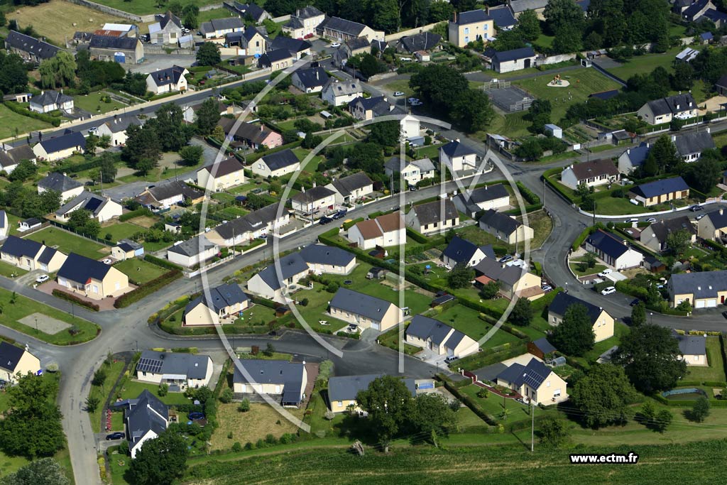 Photo arienne de Saint-Christophe-du-Luat