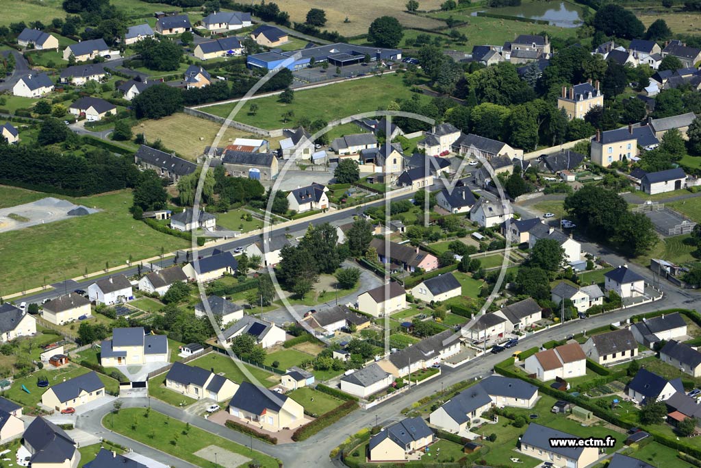 Photo arienne de Saint-Christophe-du-Luat