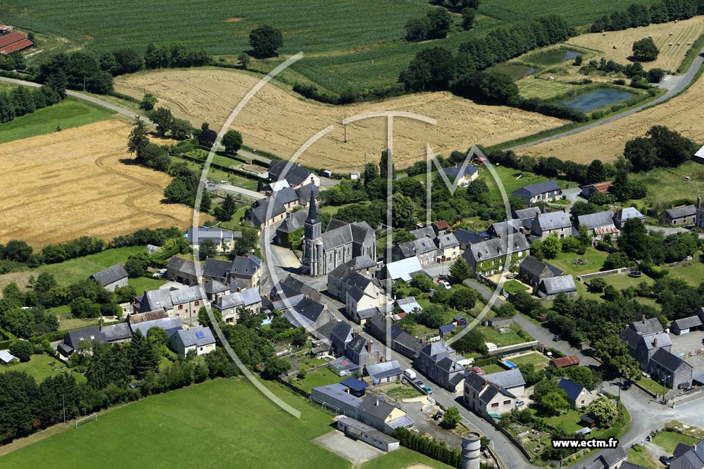 Photo arienne de Saint-Georges-le-Flchard