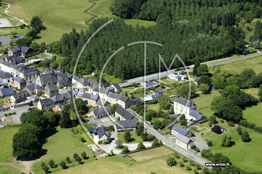 Photo arienne de Saint-Georges-sur-Erve