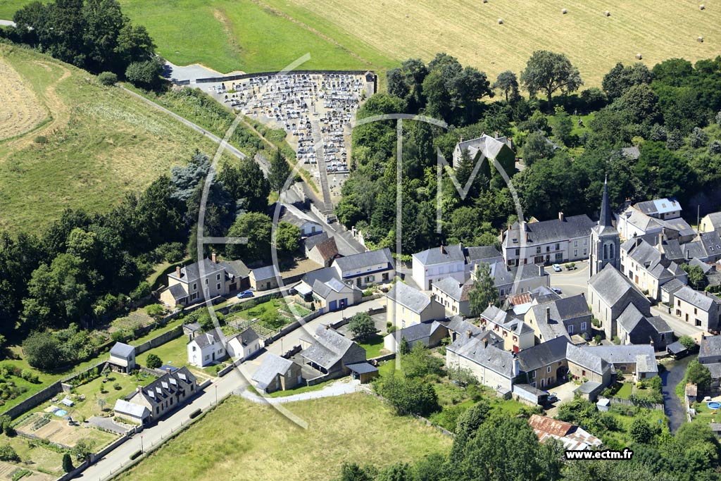 Photo arienne de Saint-Jean-sur-Erve