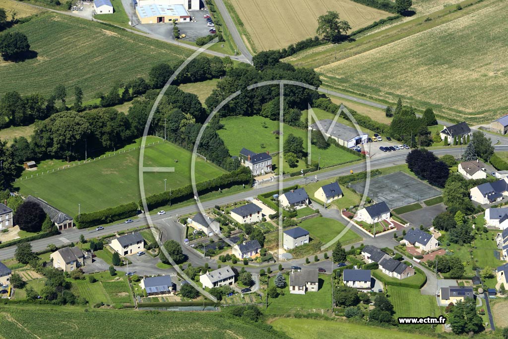 Photo arienne de Saint-Martin-de-Conne