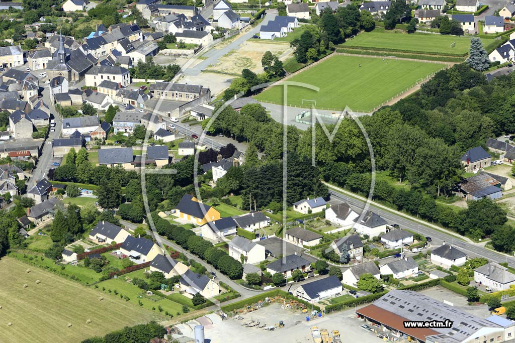Photo arienne de Sainte-Gemmes-le-Robert