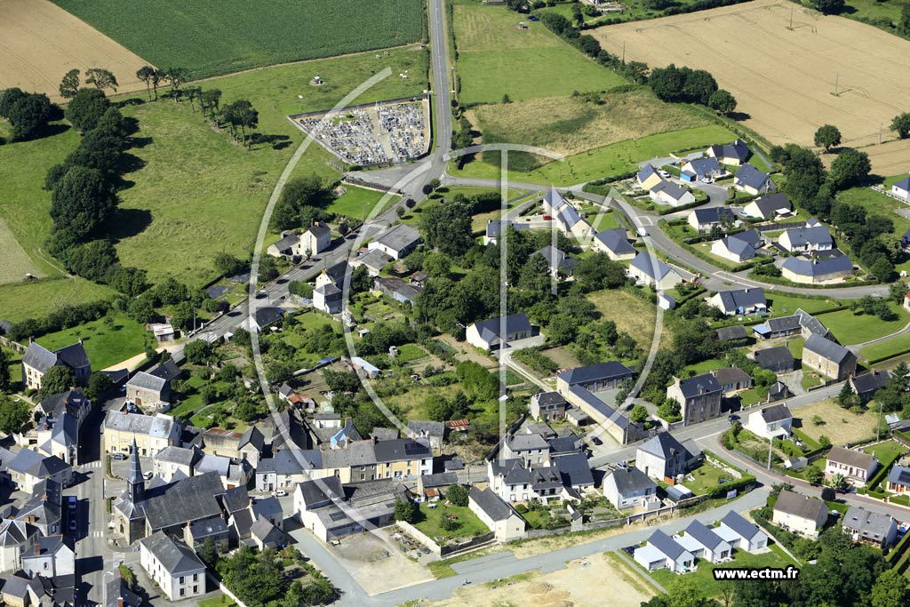 Photo arienne de Sainte-Gemmes-le-Robert