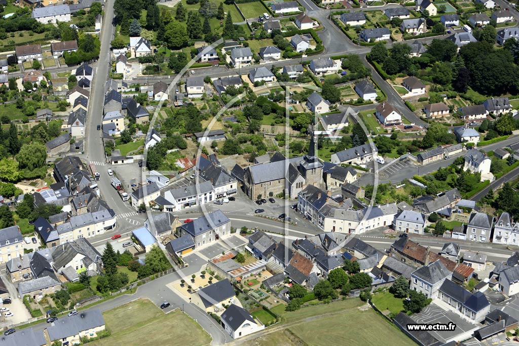 Photo arienne de Vaiges