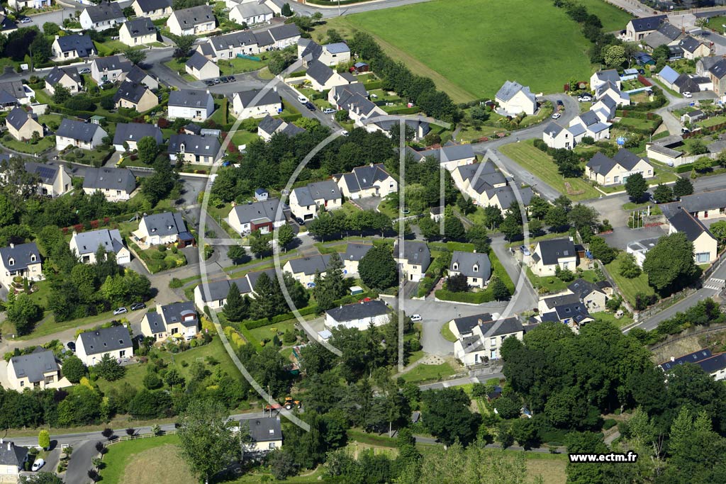 Photo arienne de Saint-Aubin-des-Landes