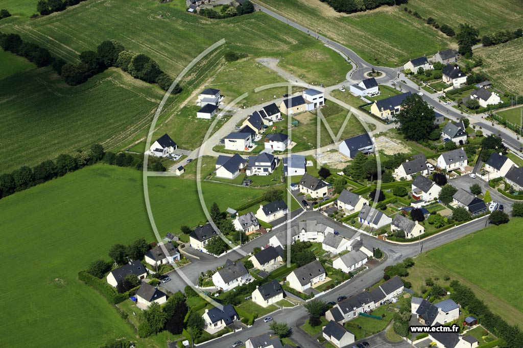 Photo arienne de Saint-Aubin-des-Landes