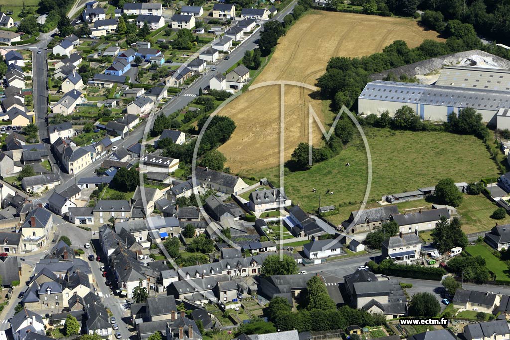 Photo arienne de Saint-Pierre-la-Cour