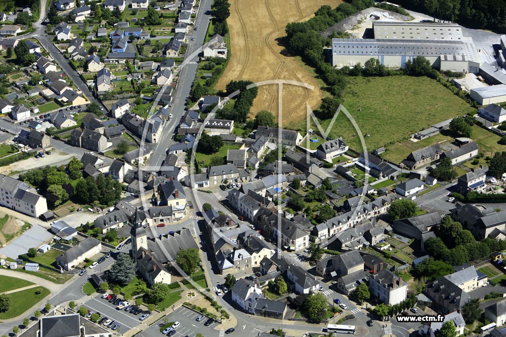 Photo arienne de Saint-Pierre-la-Cour