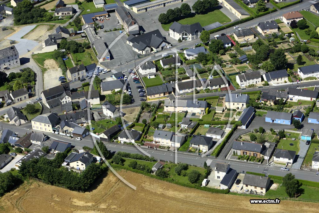Photo arienne de Saint-Pierre-la-Cour