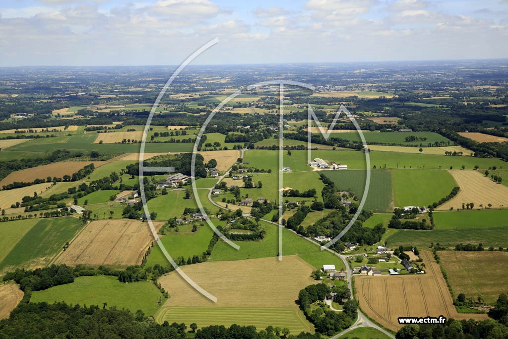 Photo arienne de Goven (la Denilaye)