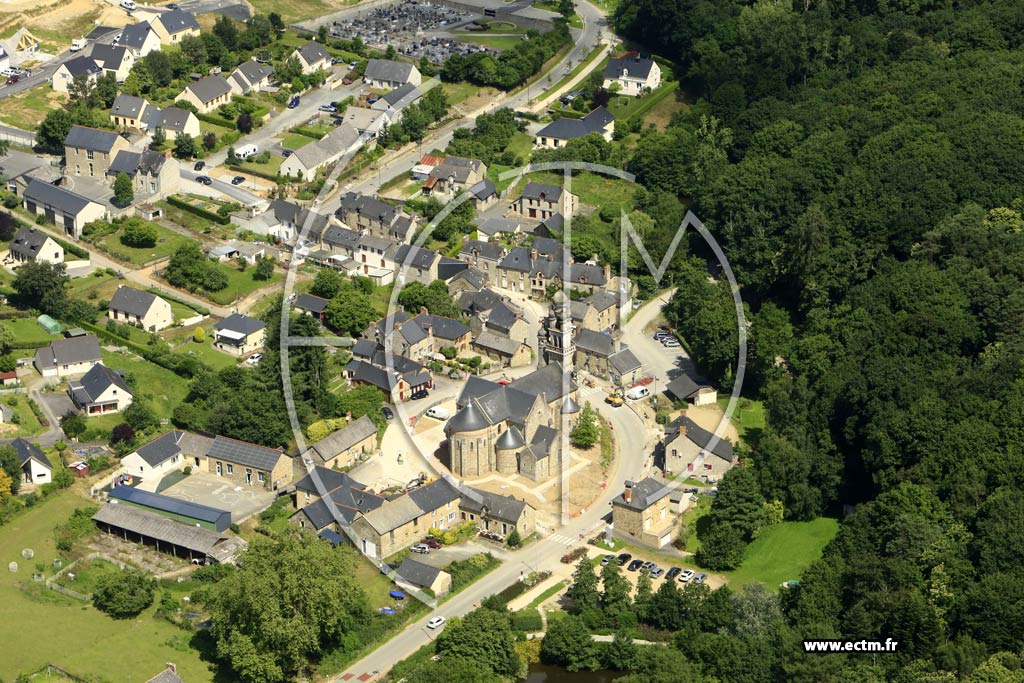 Photo arienne de Saint-Senoux