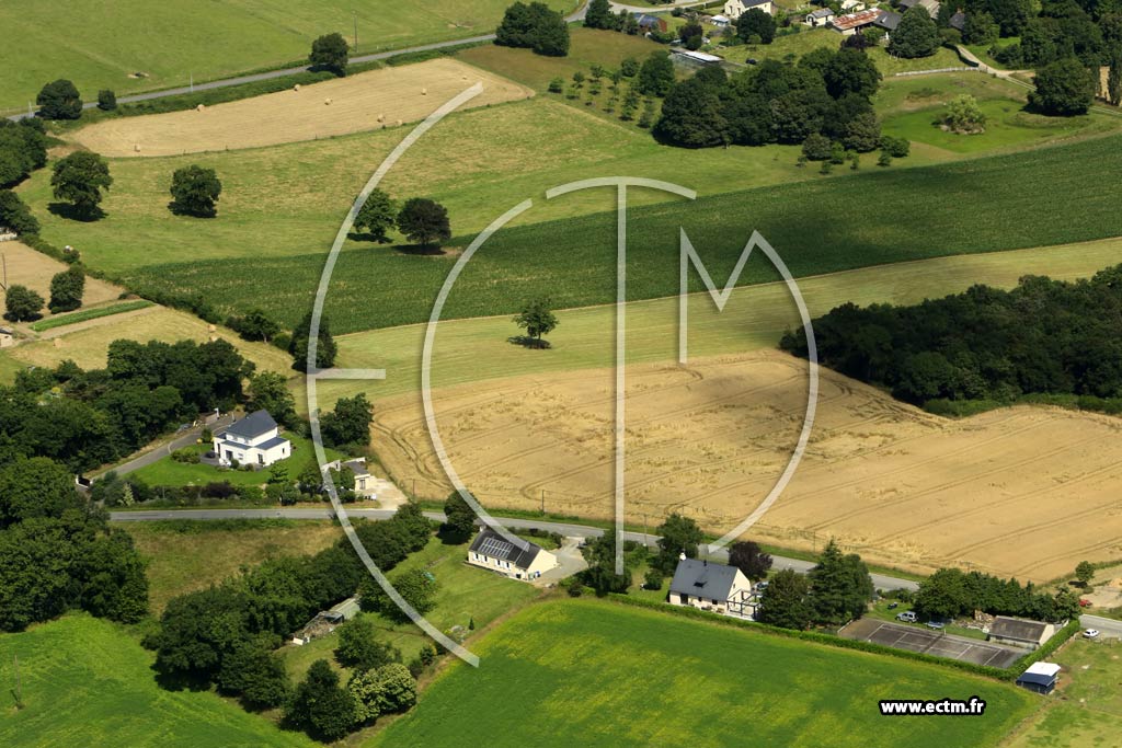 Photo arienne de Saint-Senoux (la Bouessire - les Haies)