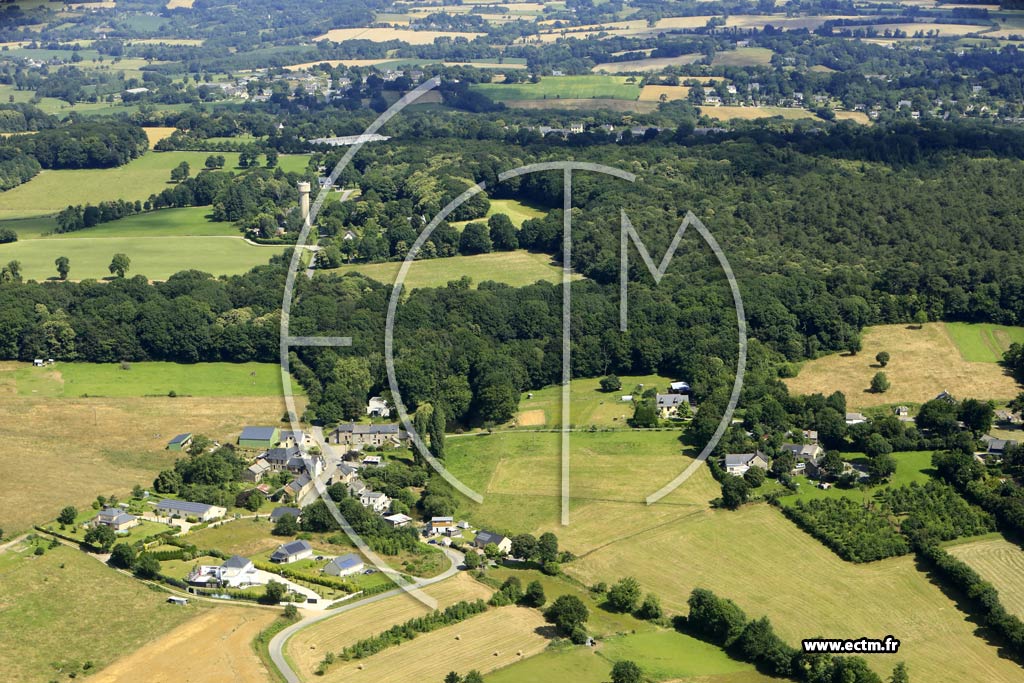 Photo arienne de Saint-Senoux (la Douette)